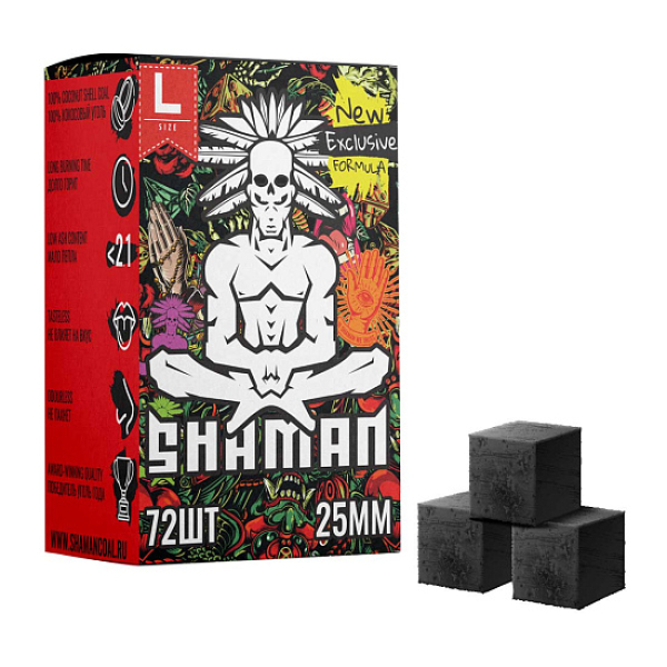 Кокосовый уголь Shaman 25мм в Луганске