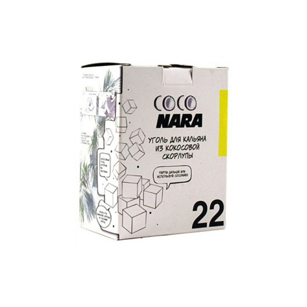 Уголь CocoNara 22мм для кальяна - 24 шт в Луганске