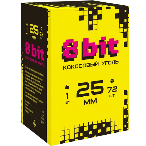 Кокосовый уголь Cocoloco 8bit 25мм в Луганске
