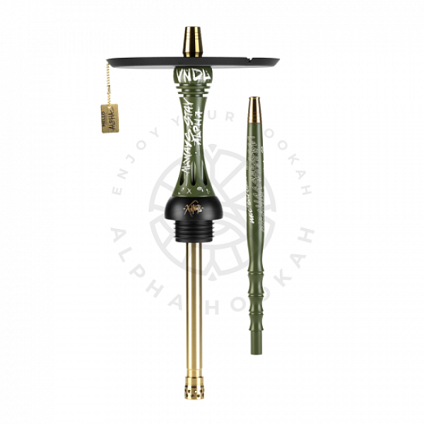 Кальян Alpha Hookah X VNDL Olive Зелёный (42 см) в Луганске