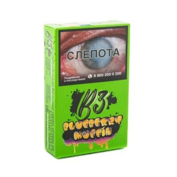 Табак B3 Blueberry Muffin (Черничный Маффин) 50 гр в Луганске
