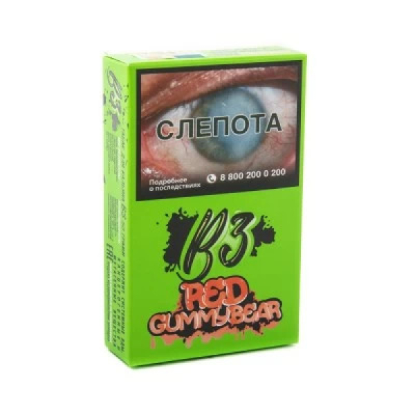 Табак B3 Red Gummy Bear (Красные Мишки Гамми) 50 гр в Луганске