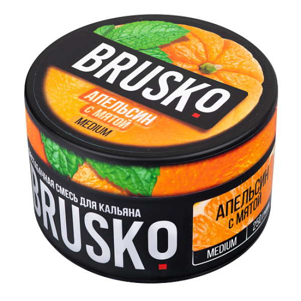 Смесь BRUSKO АПЕЛЬСИН С МЯТОЙ (MEDIUM) 250 гр в Луганске