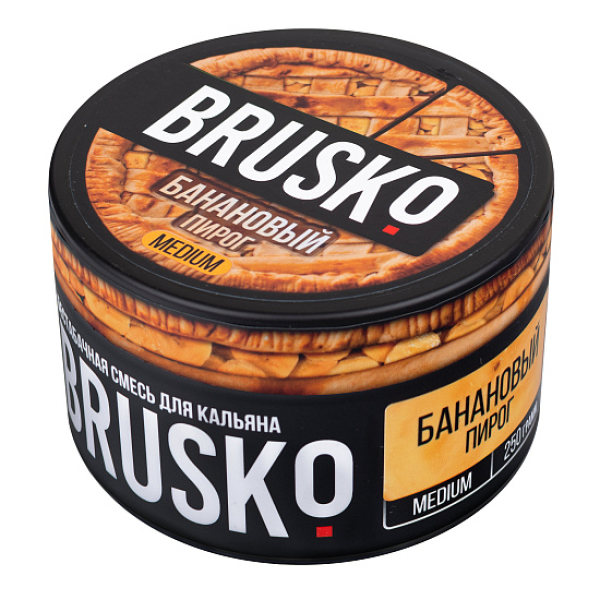 Смесь BRUSKO БАНАНОВЫЙ ПИРОГ (MEDIUM) 250 гр в Луганске