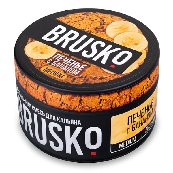 Смесь BRUSKO ПЕЧЕНЬЕ С БАНАНОМ (MEDIUM) 250 гр в Луганске