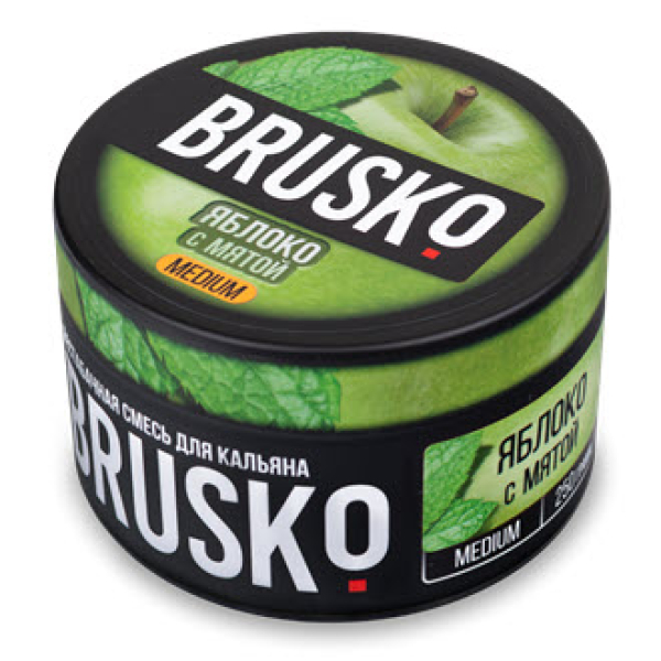 Смесь BRUSKO ЯБЛОКО С МЯТОЙ (MEDIUM) 250 гр в Луганске
