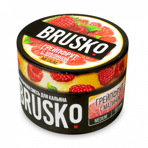 Смесь Brusko Medium Грейпфрут с малиной 50 грамм в Луганске