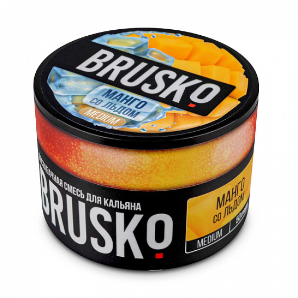 Смесь Brusko Medium Манго лед 50 грамм в Луганске