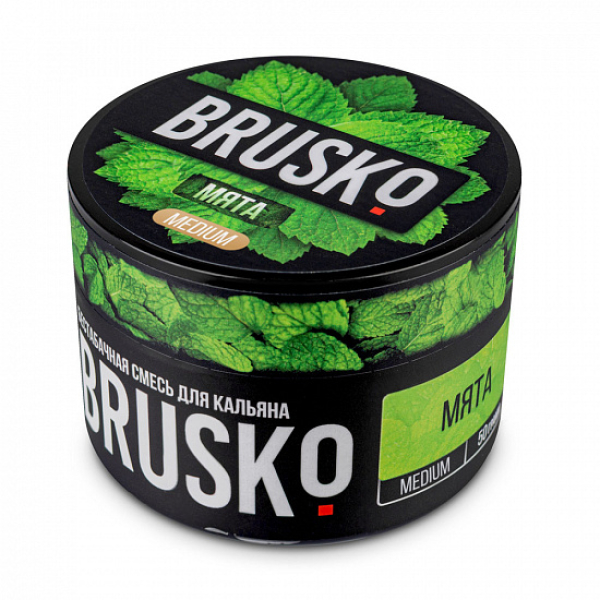 Смесь Brusko Medium Мята 50 грамм в Луганске