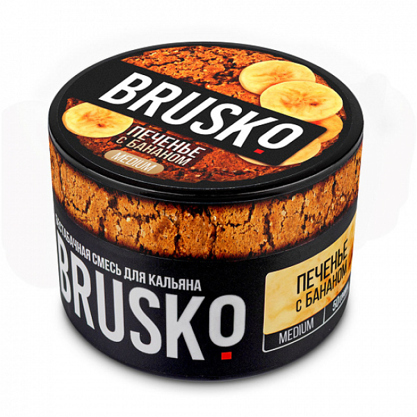 Смесь Brusko Medium Печенье с бананом 50 грамм в Луганске