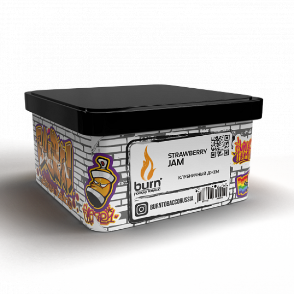 Табак BURN STRAWBERRY JAM 200 грамм в Луганске