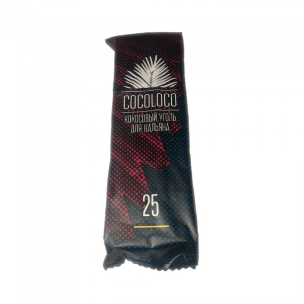 Кокосовый уголь Cocoloco 25мм - 12 шт. в Луганске