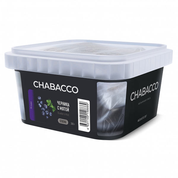 Смесь Chabacco Strong Blueberry mint (Черника с мятой) 200 гр в Луганске