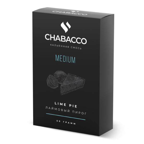 Смесь Chabacco Medium LIME PIE (ЛАЙМОВЫЙ ПИРОГ) 50 гр в Луганске