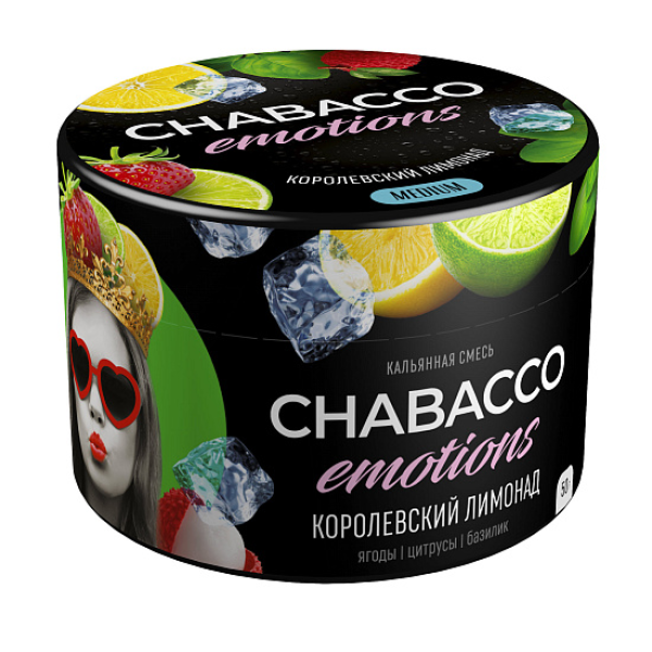 Смесь Chabacco Medium Emotions Royal lemonade (Королевский лимонад) 50 гр в Луганске