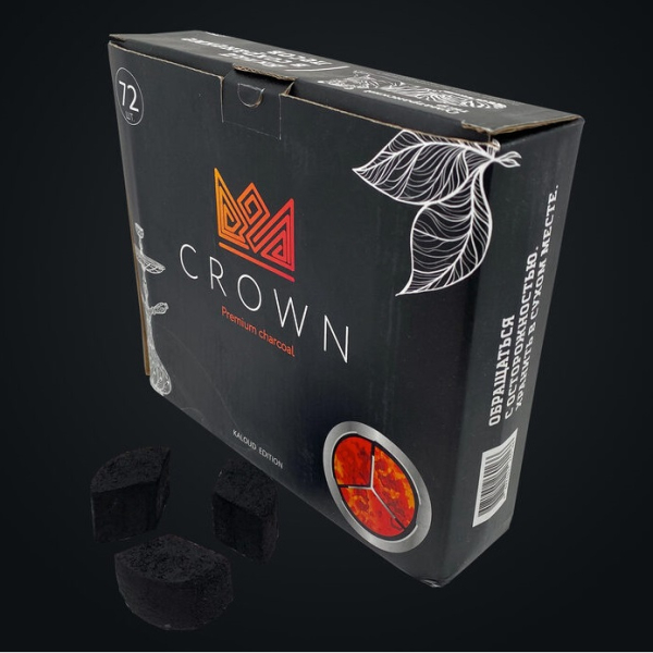 Уголь Crown KALOUD edition для кальяна (72 шт.) в Луганске