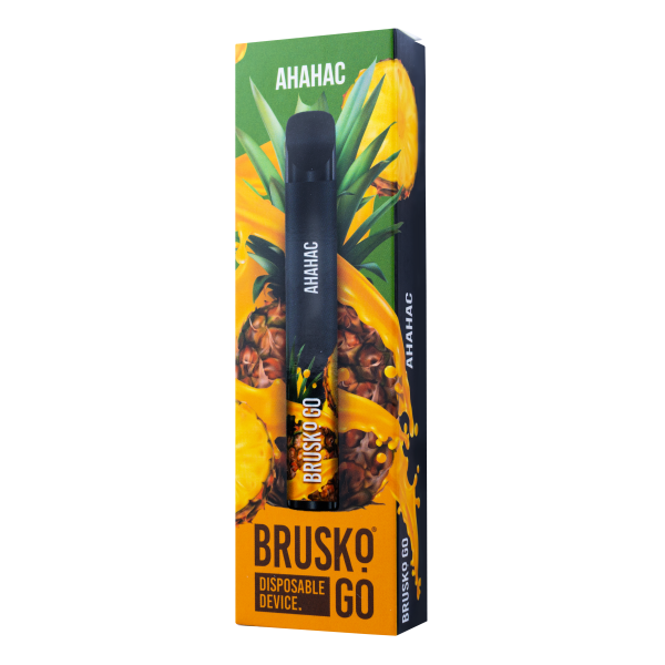 Одноразовая электронная сигарета Brusko Go Ананас 800 затяжек в Луганске