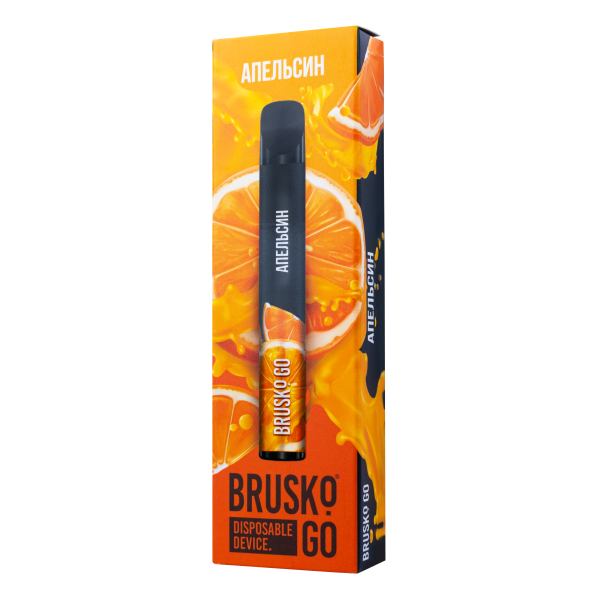 Одноразовая электронная сигарета Brusko Go Апельсин 800 затяжек в Луганске