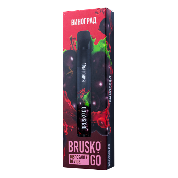 Одноразовая электронная сигарета Brusko Go Виноград 800 затяжек в Луганске