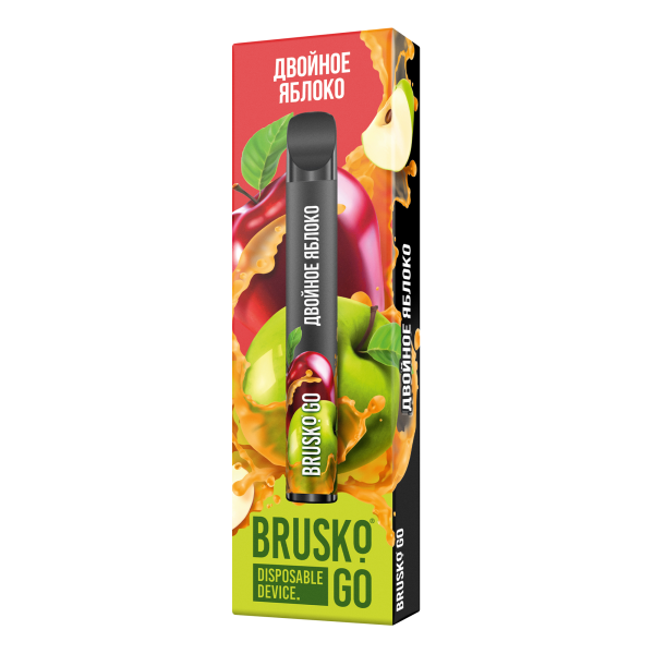 Одноразовая электронная сигарета Brusko Go Двойное яблоко 800 затяжек в Луганске