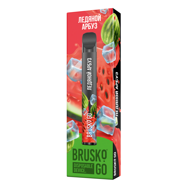 Одноразовая электронная сигарета Brusko Go Ледяной Арбуз 800 затяжек в Луганске