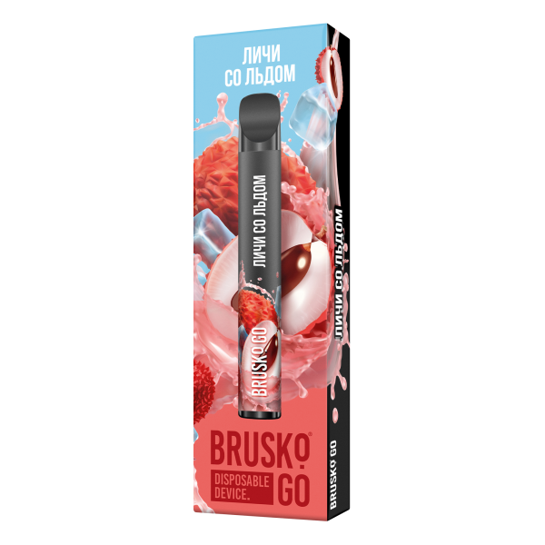 Одноразовая электронная сигарета Brusko Go Личи Со Льдом 800 затяжек в Луганске
