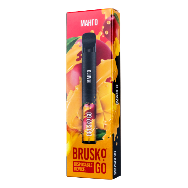 Одноразовая электронная сигарета Brusko Go Манго 800 затяжек в Луганске
