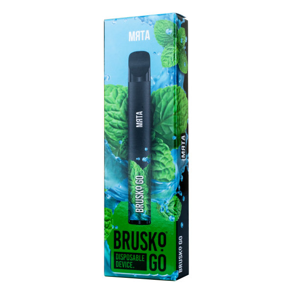 Одноразовая электронная сигарета Brusko Go Мята 800 затяжек в Луганске