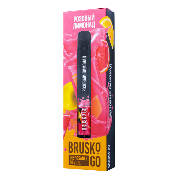 Одноразовая электронная сигарета Brusko Go Розовый Лимонад 800 затяжек в Луганске