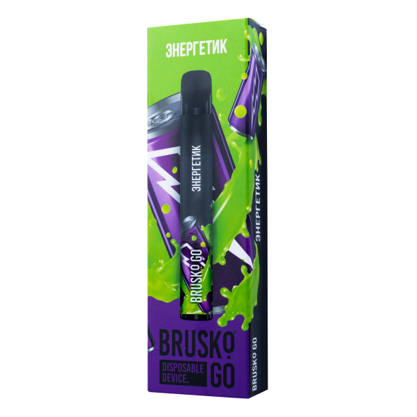 Одноразовая электронная сигарета Brusko Go Энергетик 800 затяжек в Луганске