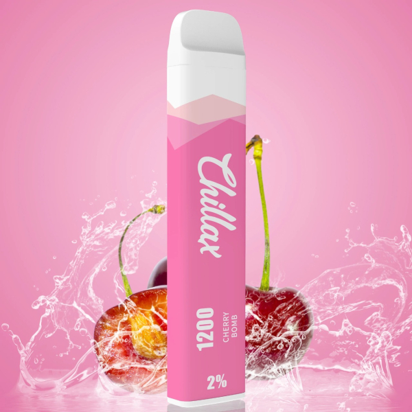 Chillax Cherry Bomb (Вишнёвая бомба), 1200 тяг в Луганске