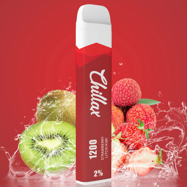 Chillax Strawberry Lychee Kiwi, 1200 тяг в Луганске