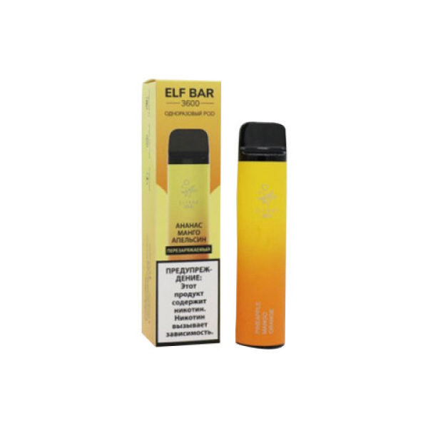 Elfbar (3600 (Ананас манго апельсин)), 3600 тяг в Луганске