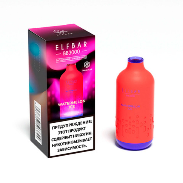 Elfbar BB3000 Арбузный лед, 3000 тяг в Луганске