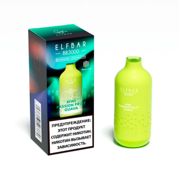 Elfbar BB3000 Киви маракуйя гуава, 3000 тяг в Луганске