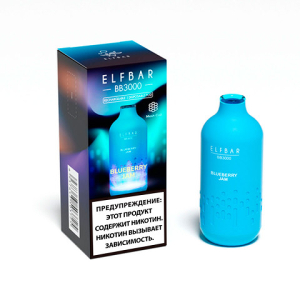 Elfbar BB3000 Черничный джем, 3000 тяг в Луганске