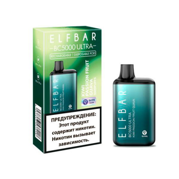 Elfbar BC5000 (Киви маракуйя гуава), 5000 тяг в Луганске