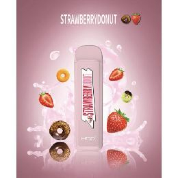 HQD MEGA Strawberry Donut (Клубничный Пончик), 1800 тяг в Луганске