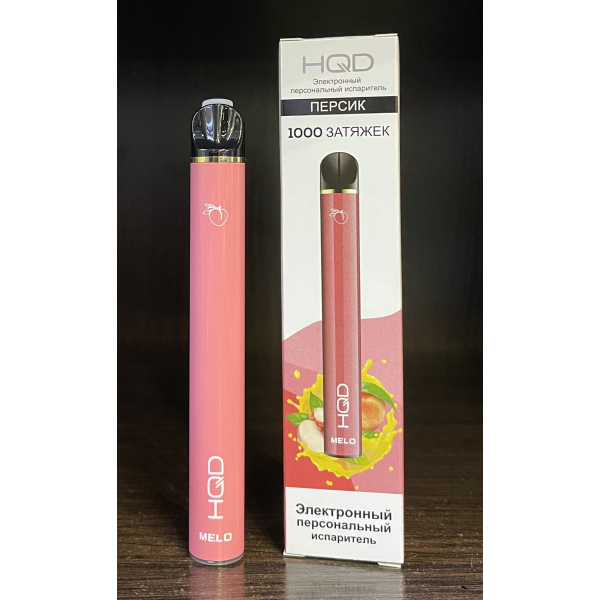HQD melo peach (персик) 1000 затяжек в Луганске