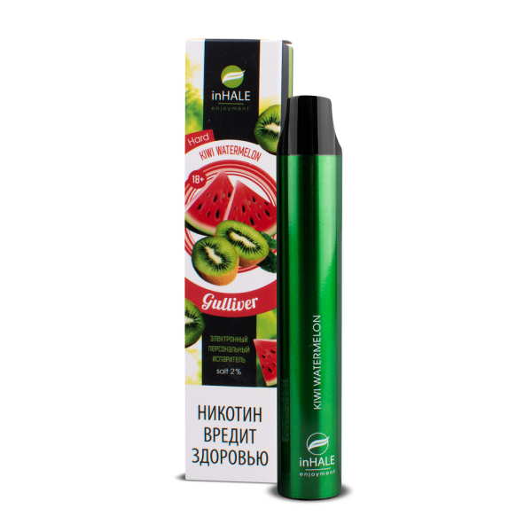 inHale Guliver Hard Kiwi Watermelon (Киви Арбуз) 1500 затяжек в Луганске