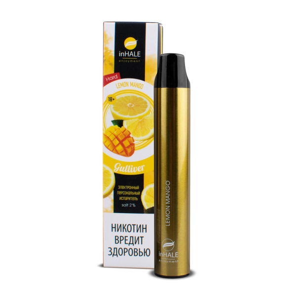 inHale Guliver Hard Lemon Mango (Лимон Манго) 1500 затяжек в Луганске