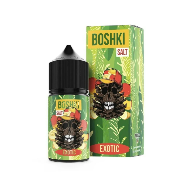 Жидкость BOSHKI Salt Exotic (Манго дыня хвоя) (30 мл, 20 мг/мл) в Луганске