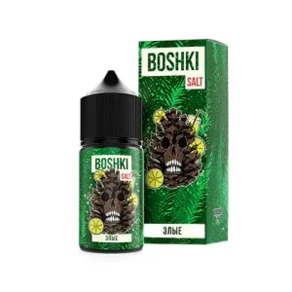 Жидкость BOSHKI Salt Злые (Лимонад ягоды хвоя) (30 мл, 20 мг/мл) в Луганске