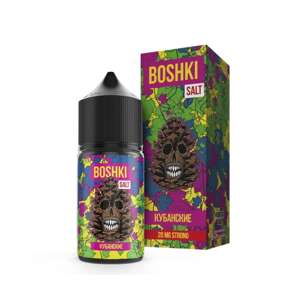 Жидкость BOSHKI Salt Кубанские (Виноград черника хвоя) (30 мл, 20 мг/мл) в Луганске