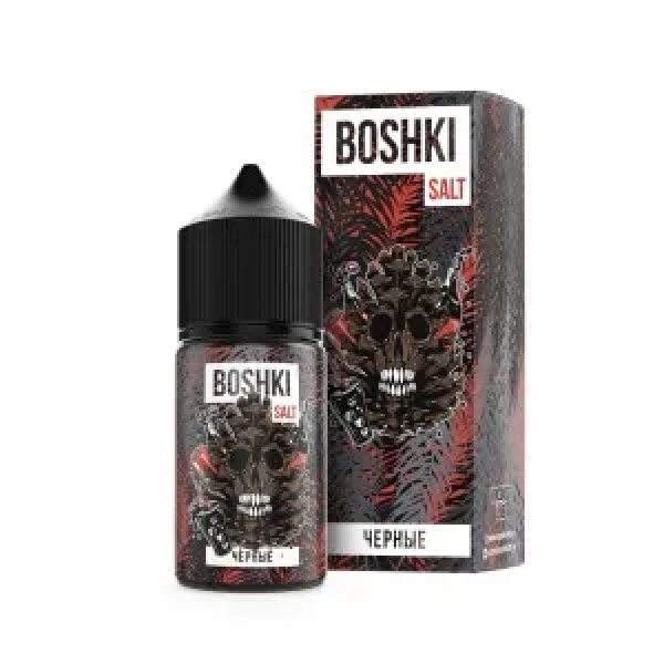 Жидкость BOSHKI Salt Черные (кола хвоя) (30 мл, 20 мг/мл) в Луганске