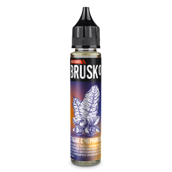 Жидкость Brusko Salt Табак С Черникой 30 мл в Луганске