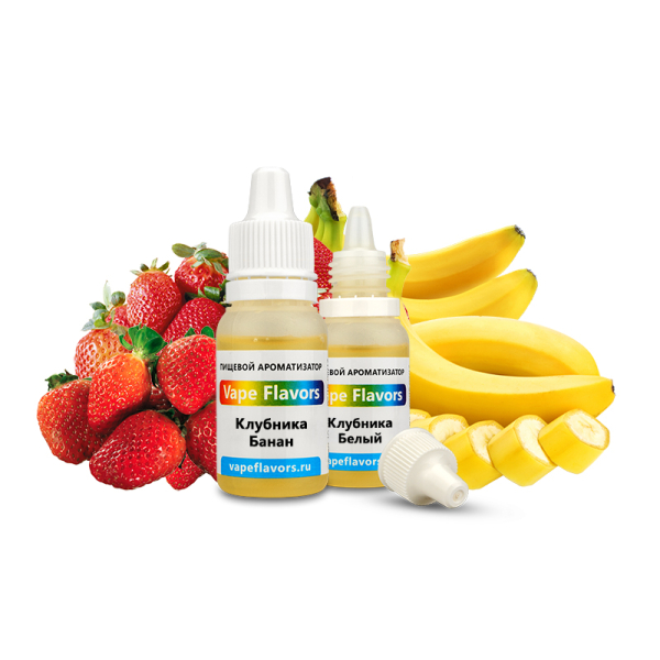 Ароматизатор Vape Flavors Клубника Банан 10мл в Луганске
