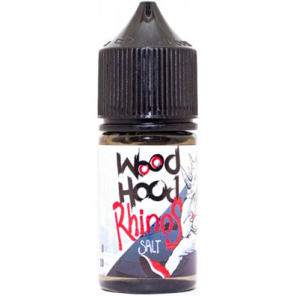 Жидкость Wood Hood Rhinos (Клубника Киви Лимон Лед) (30 мл, 20 мг/мл) в Луганске