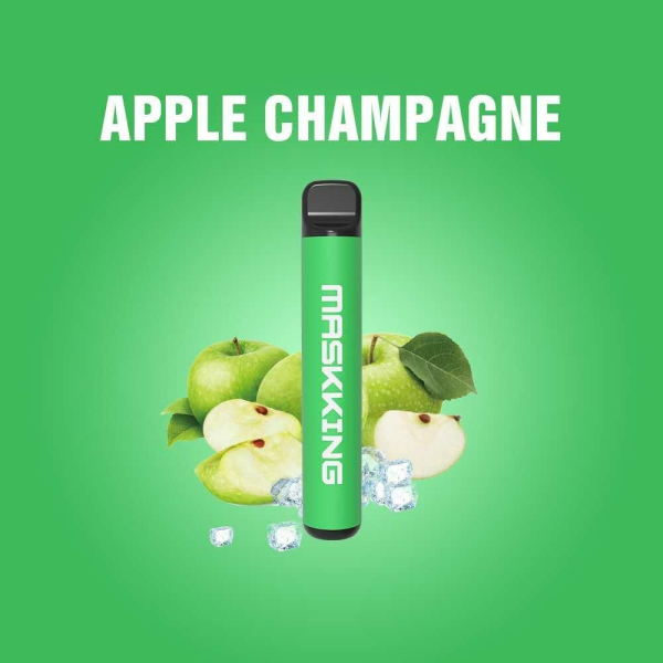 Одноразовая электронная сигарета Maskking High Pro Apple Champagne (Яблочное Шампанское) 1000 затяжек в Луганске