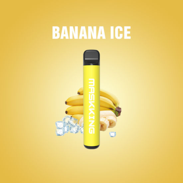 Одноразовая электронная сигарета Maskking High Pro Banana Ice (Ледяной Банан) 1000 затяжек в Луганске